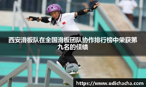西安滑板队在全国滑板团队协作排行榜中荣获第九名的佳绩